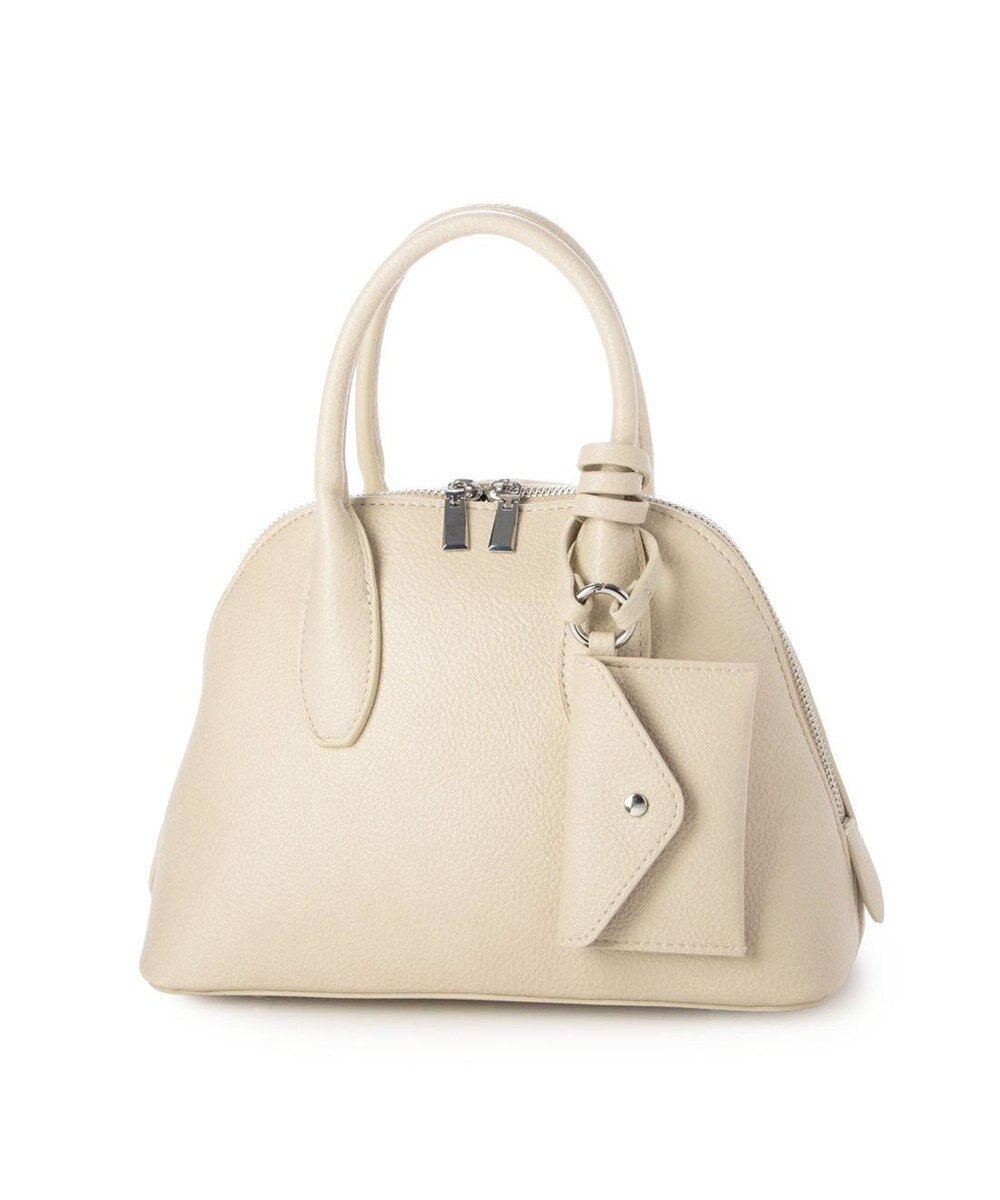 UNBILLION カシュカシュ cachecache / ポーチ付きシェル型ボストン 