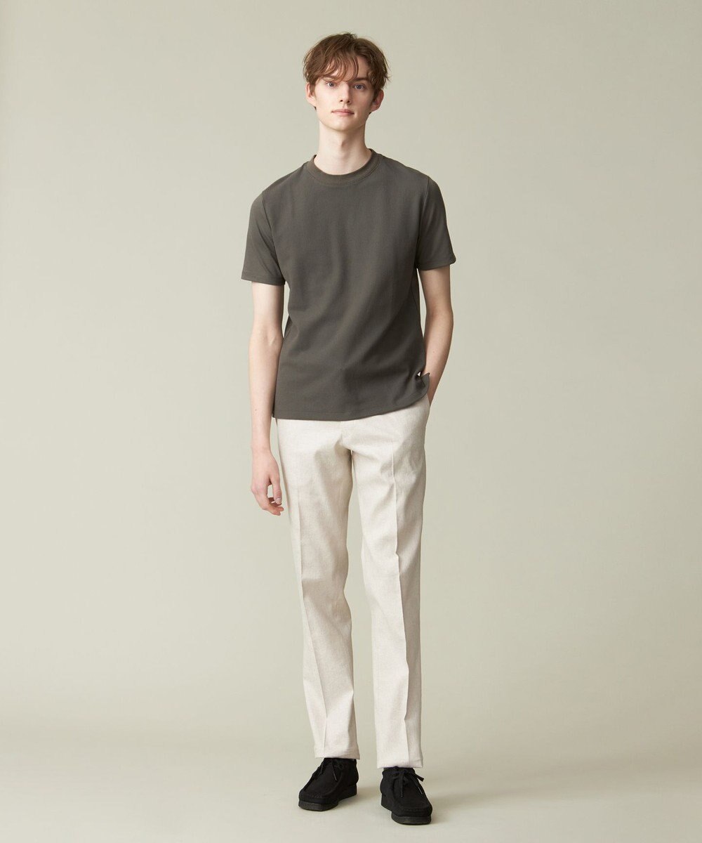 J.PRESS MEN 汗ばむ夏の最適解Tシャツ【UVカット / 接触冷感 】【J.PRESS PREMIUM JERSEY】無地コットン Tシャツ 