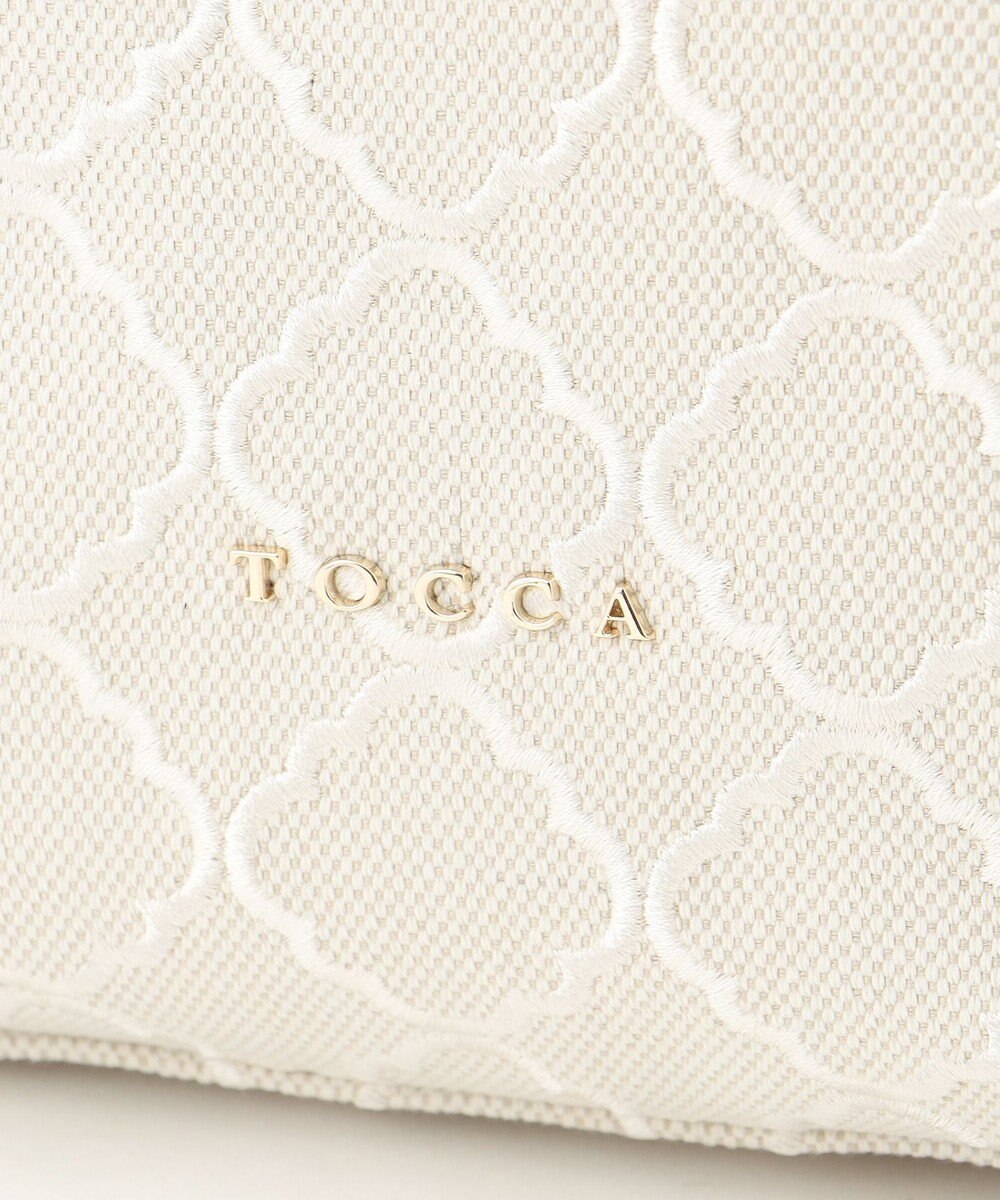TOCCA 【A4サイズ対応】CHECKER CLOVER EMBROIDERY A4TOTE トートバッグ 