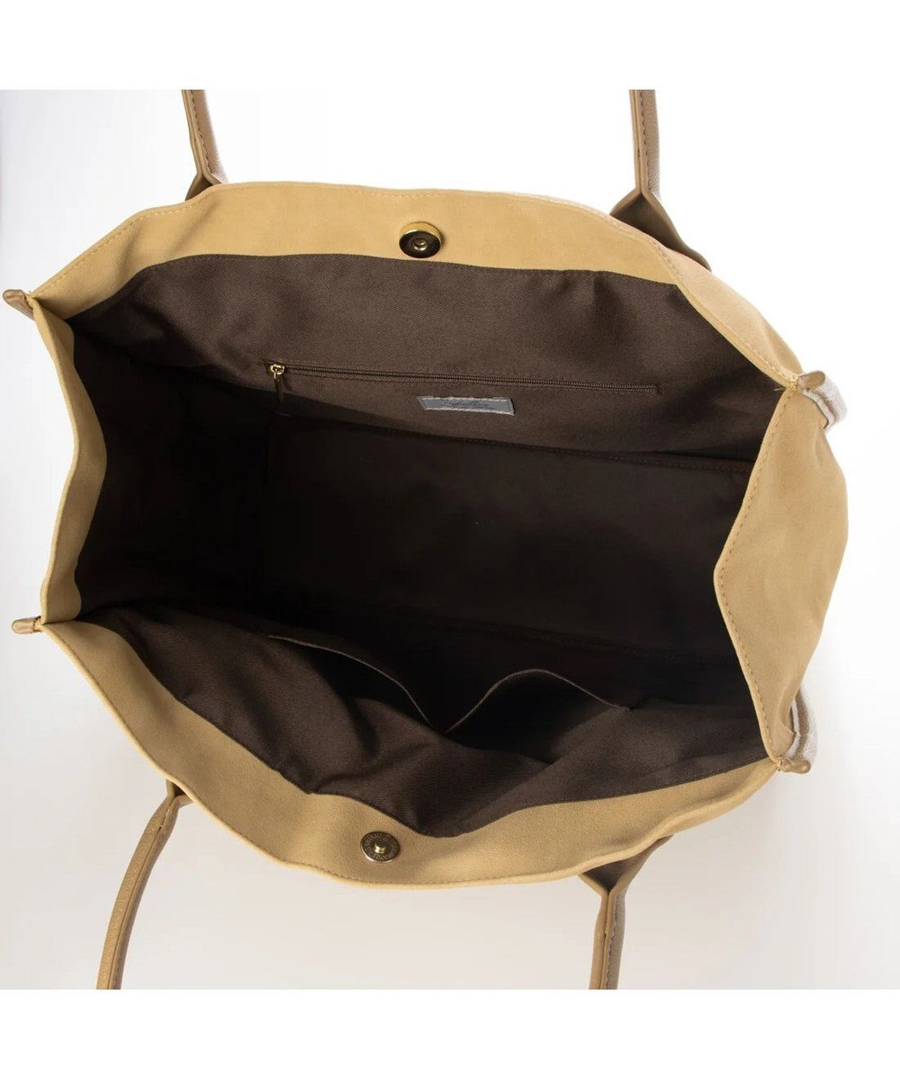 UNBILLION cachecache 丸手根革スクエアトートバッグ 