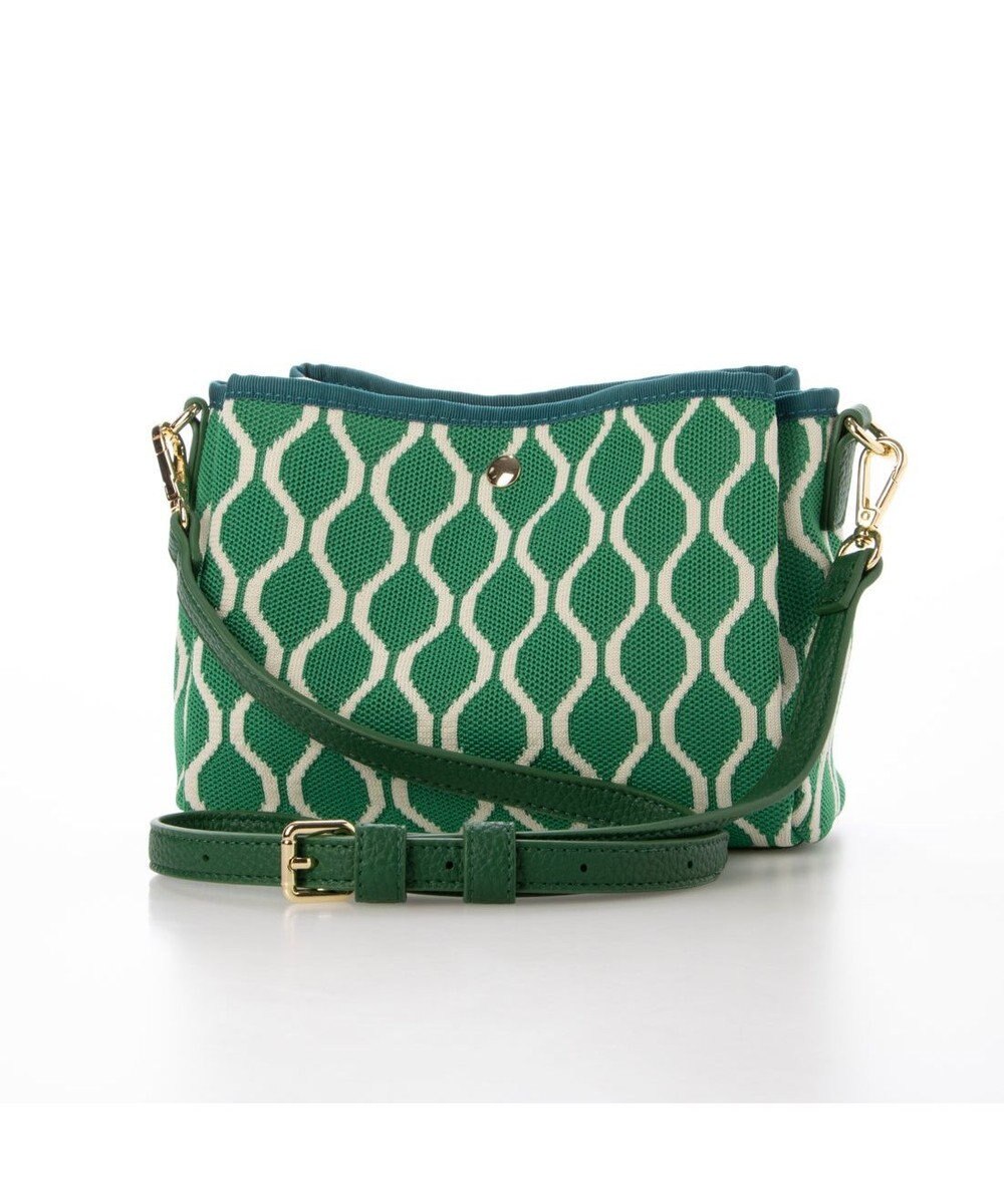 UNBILLION カシュカシュ cachecache / 柄アソートジャガード三つ口ショルダーバッグ 