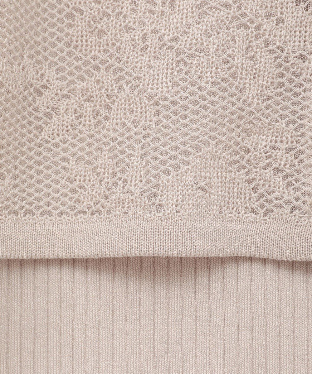 YECCA VECCA 【2点SET】インナーセットレース柄カーディガン 