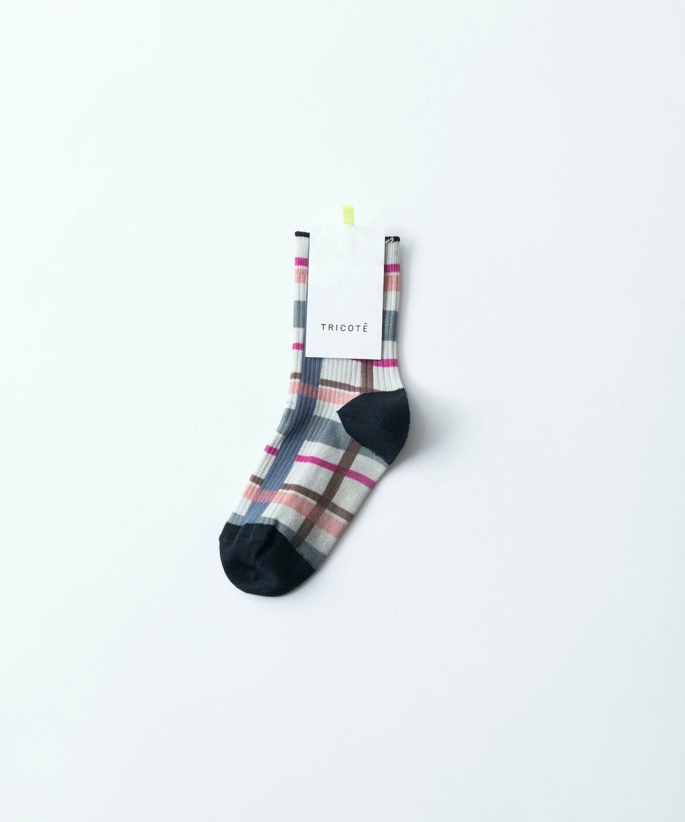 TRICOTE CHECK LINK SOCKS／チェックリンクソックス 
