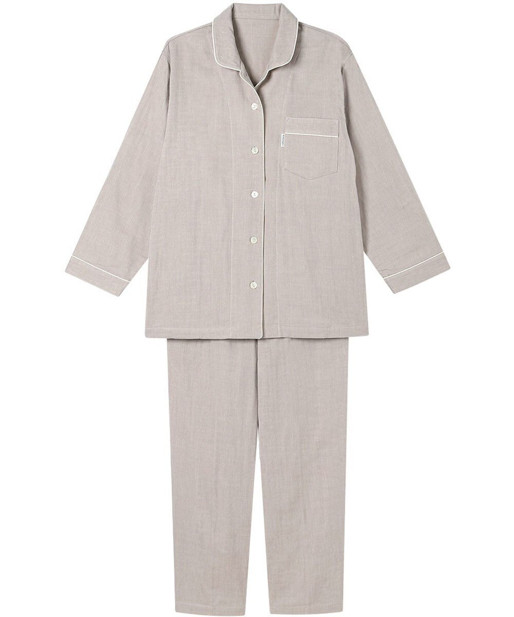 ワコール／睡眠科学 パジャマ 長袖 長ズボン 綿100%(本体) 三重ガーゼ レディース YDX567 睡眠科学／ワコール 