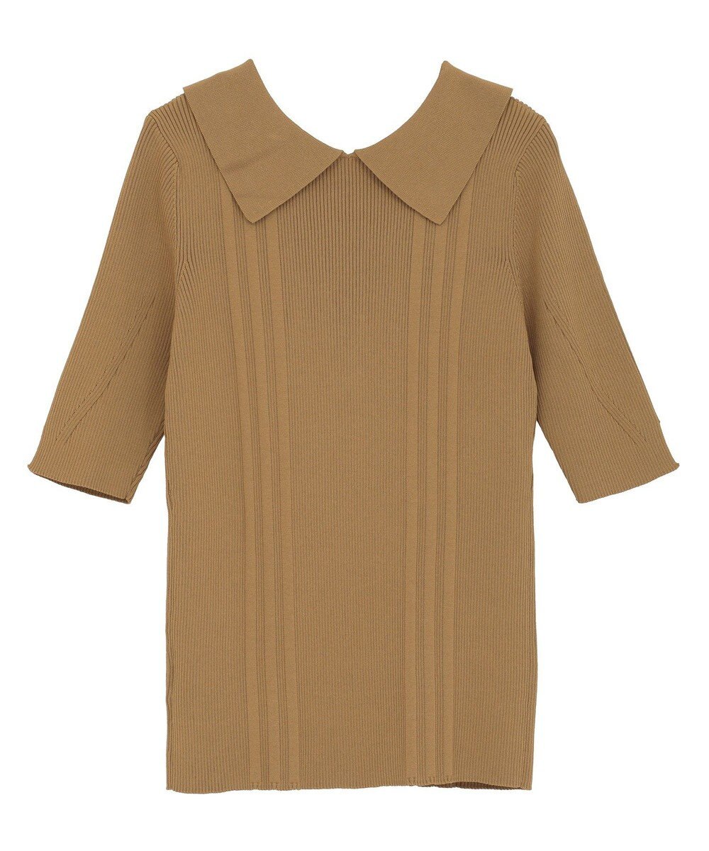 CRAFT STANDARD BOUTIQUE 半袖２ｗａｙリブポロニット 