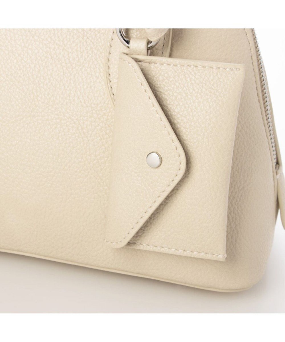 UNBILLION カシュカシュ cachecache / ポーチ付きシェル型ボストン 