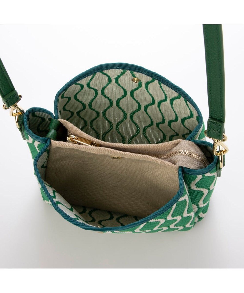 UNBILLION カシュカシュ cachecache / 柄アソートジャガード三つ口ショルダーバッグ 