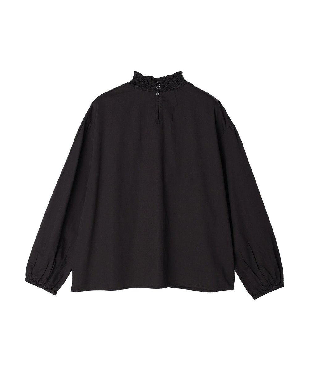 CRAFT STANDARD BOUTIQUE インドコットンシャーリングハイネックブラウス 