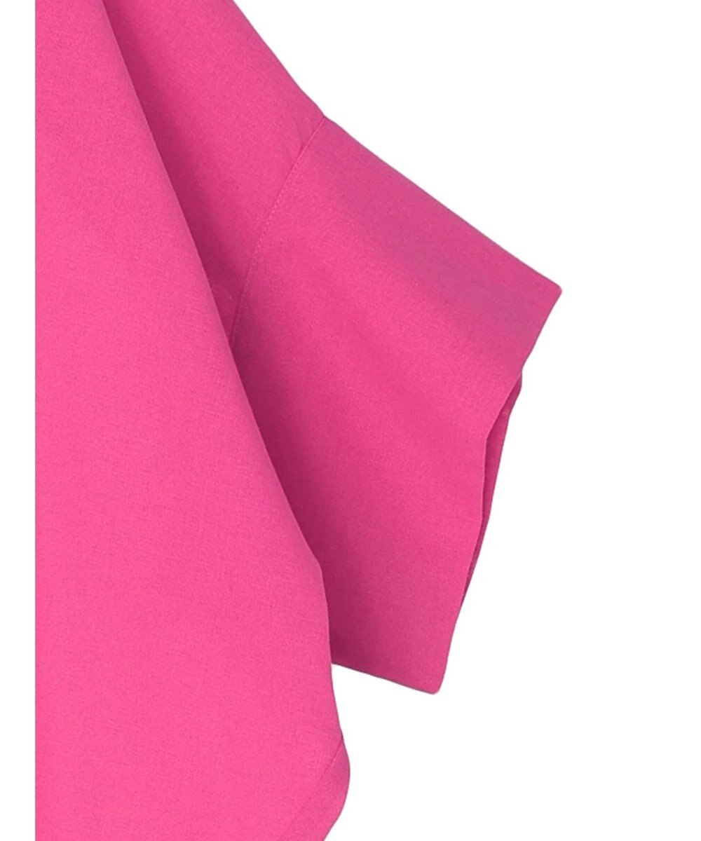 Green Parks 綿麻混スキッパーシャツ 