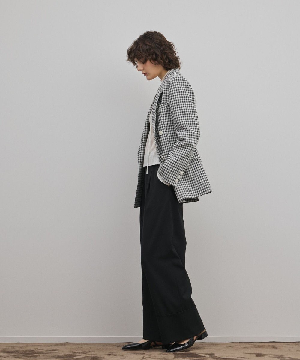 GRACE CONTINENTAL ギンガムダブルジャケット 