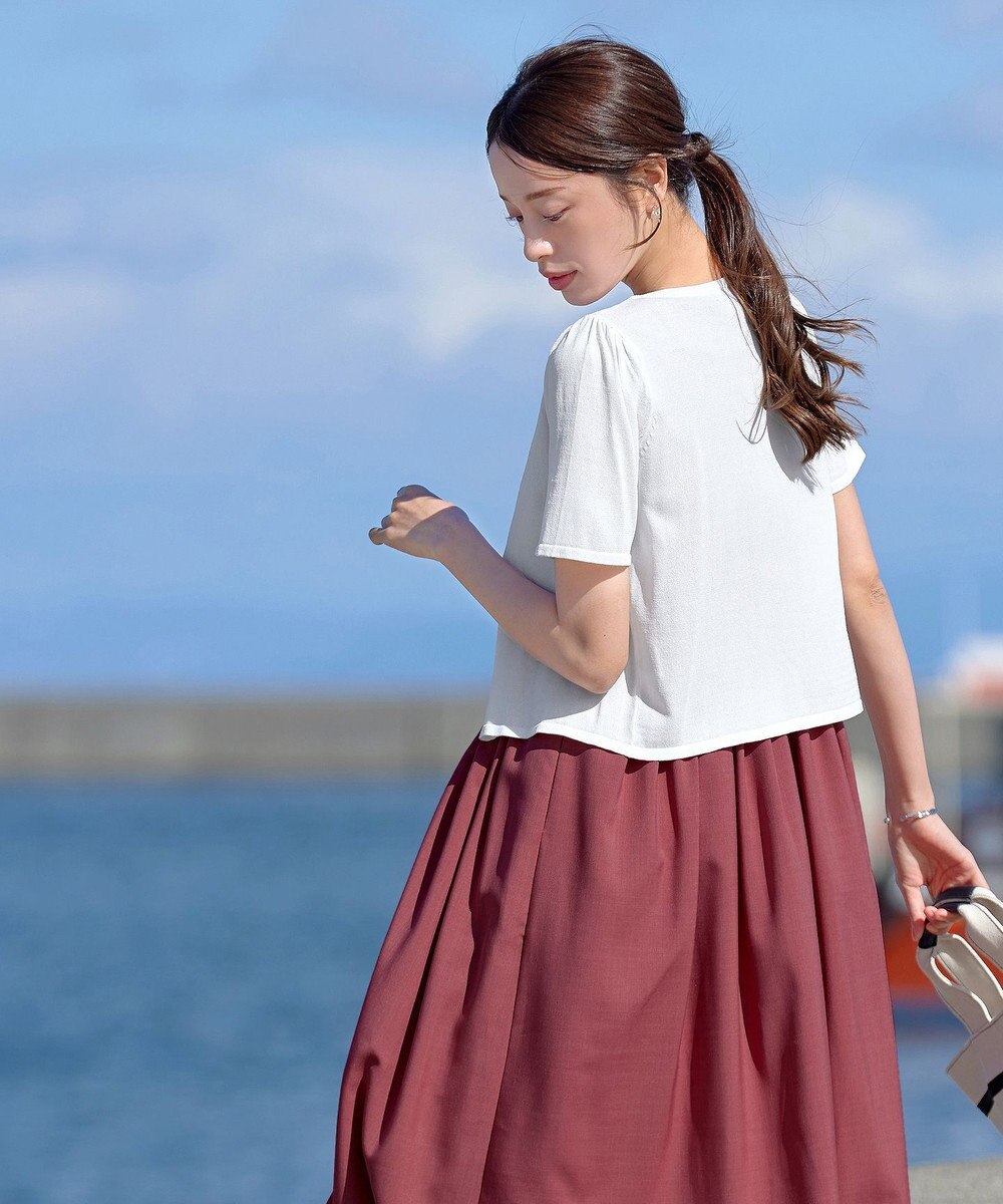 Tiaclasse L 【新色追加・洗える・UVケア・接触冷感】サマーニット半袖カーディガン 