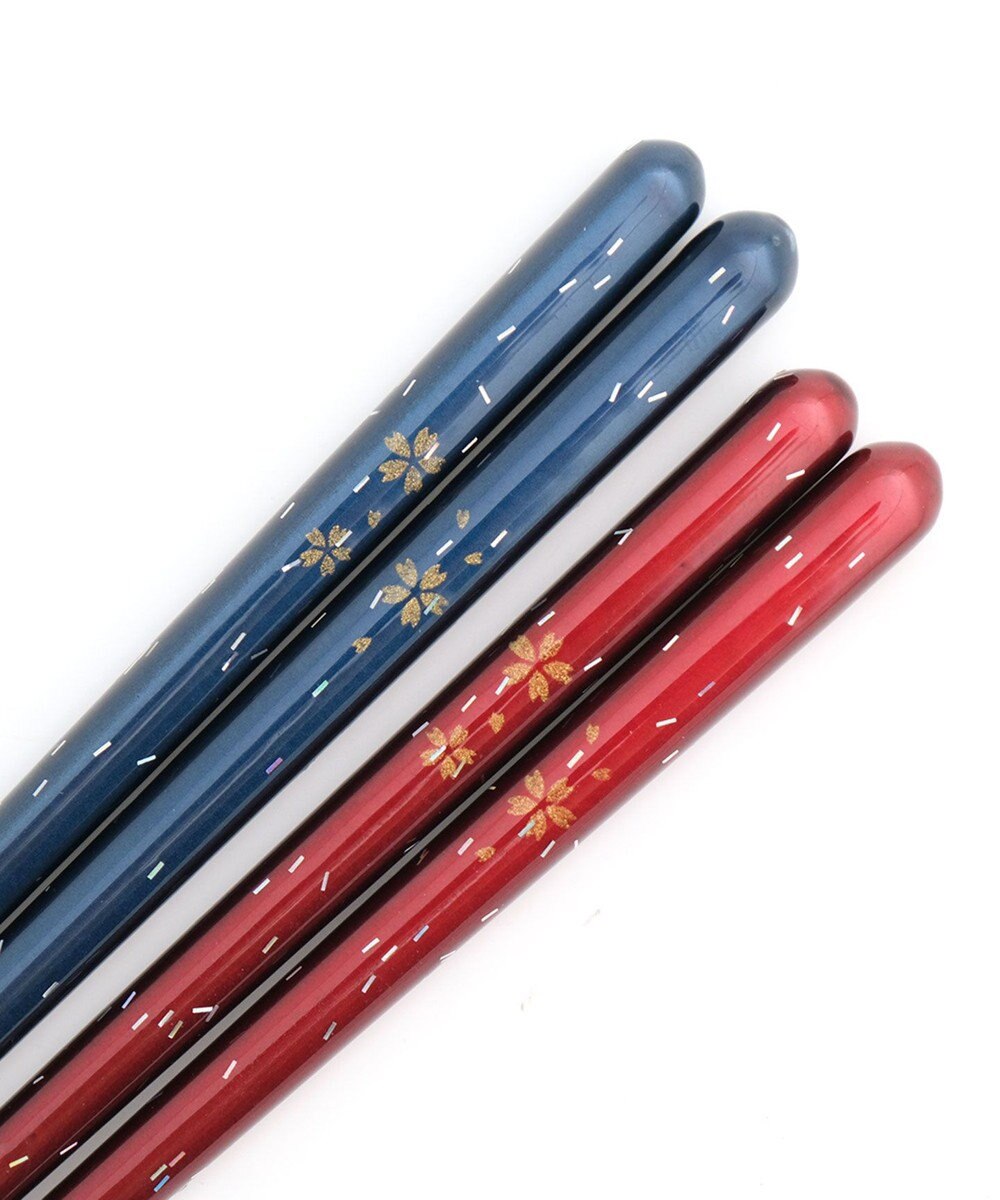 たち吉 【たち吉】桜花　夫婦箸・箸置セット（桐箱入）〈各2〉 