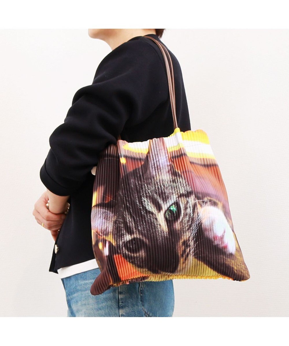 UNBILLION カシュカシュ cachecache / インクジェットプリーツトート 