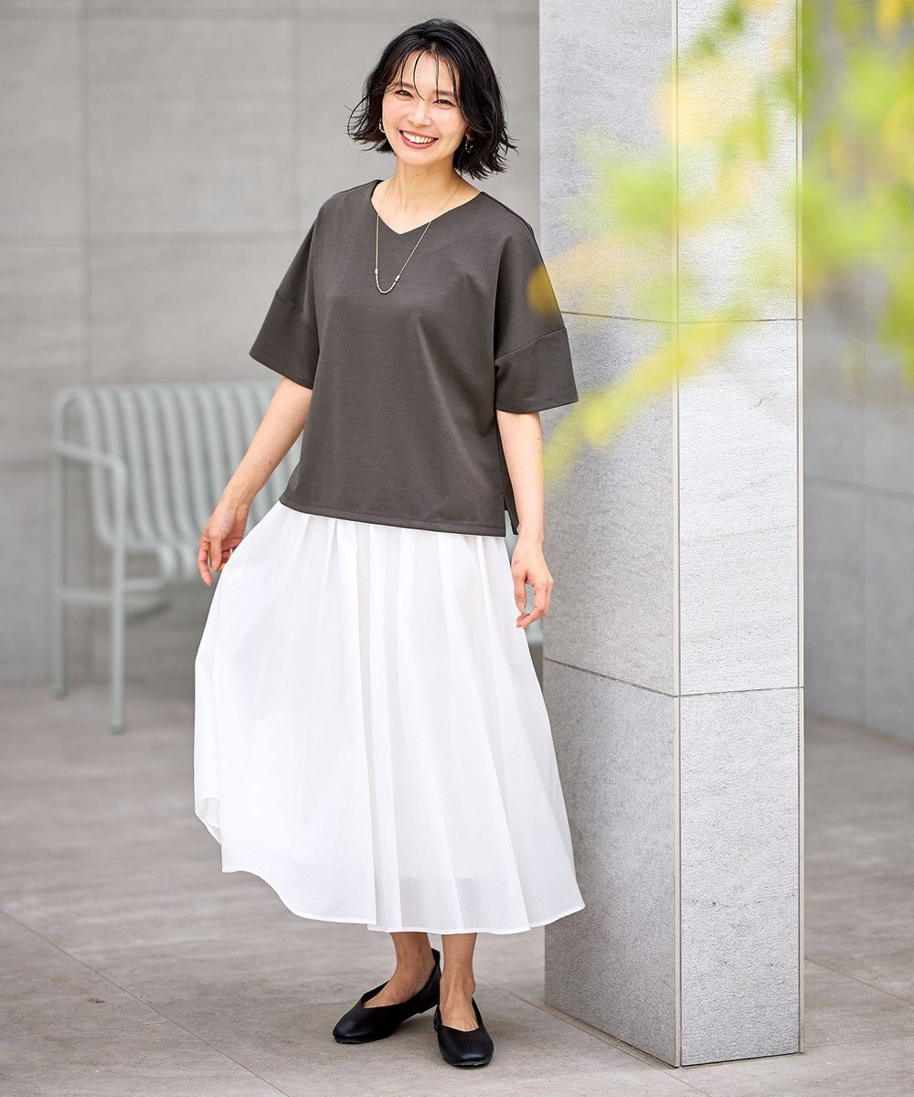 ANY メタルパールレンジネックレス 