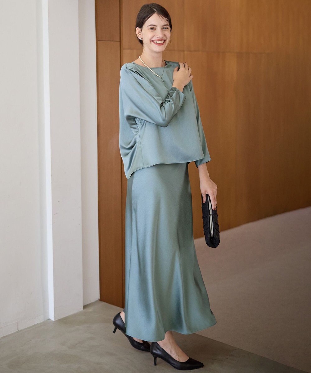 23区 S 【APPLAUDIR】ヴィンテージサテン セットアップ 