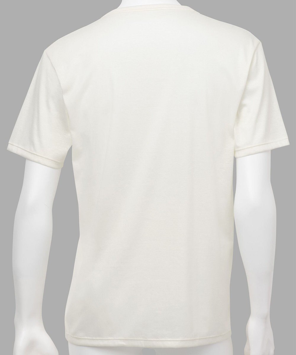 WACOAL MEN インナー　綿100％　洗濯してもやわらかさ続く　毛玉になりにくい　3分袖　Vネック　/ワコールメン　WL5123 