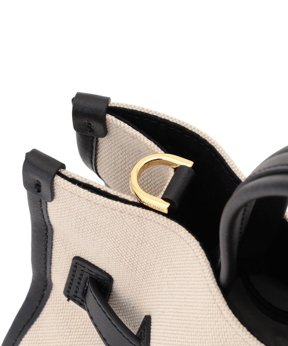 23区 VIOLAd'ORO キャンバス レザーコンビ 2WAY トートバッグ 