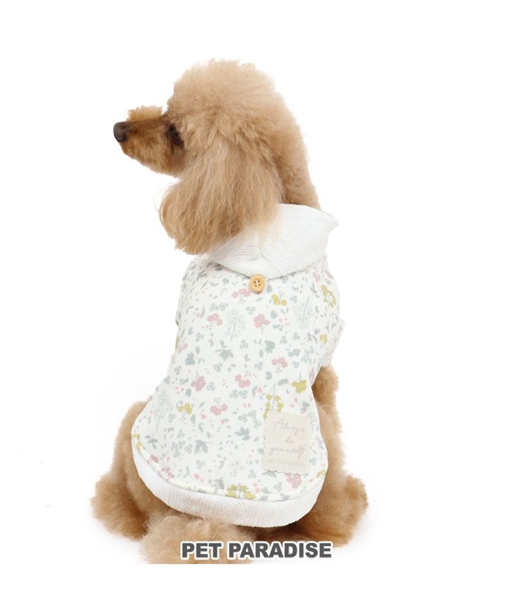 PET PARADISE 犬 服 夏服 パーカー 花柄 ダブルフェイス  〔小型犬〕 フーディー ペットウエア ペットウェア ドッグウエア ドッグウェア ベビー 超小型犬 小型犬 ピンク（淡）