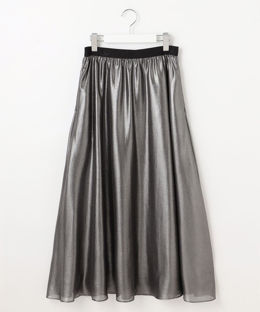 自由区 L 【カタログ掲載】シャイニーギャザー スカート 