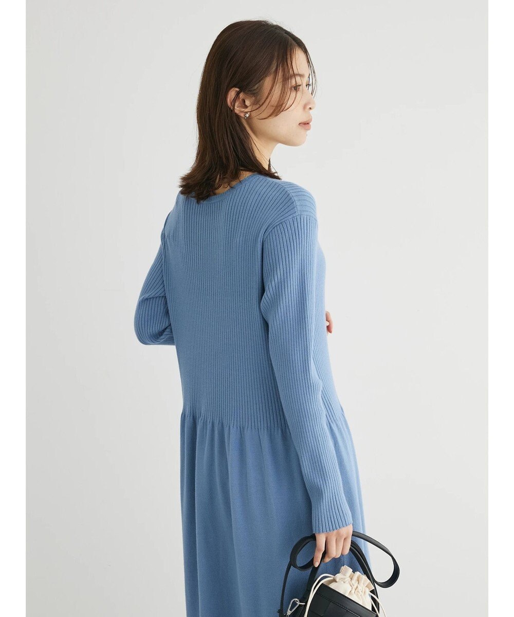 Green Parks ・Ｐｅｔｉｔ　Ｆｌｅｕｒ　フレアニットワンピース 