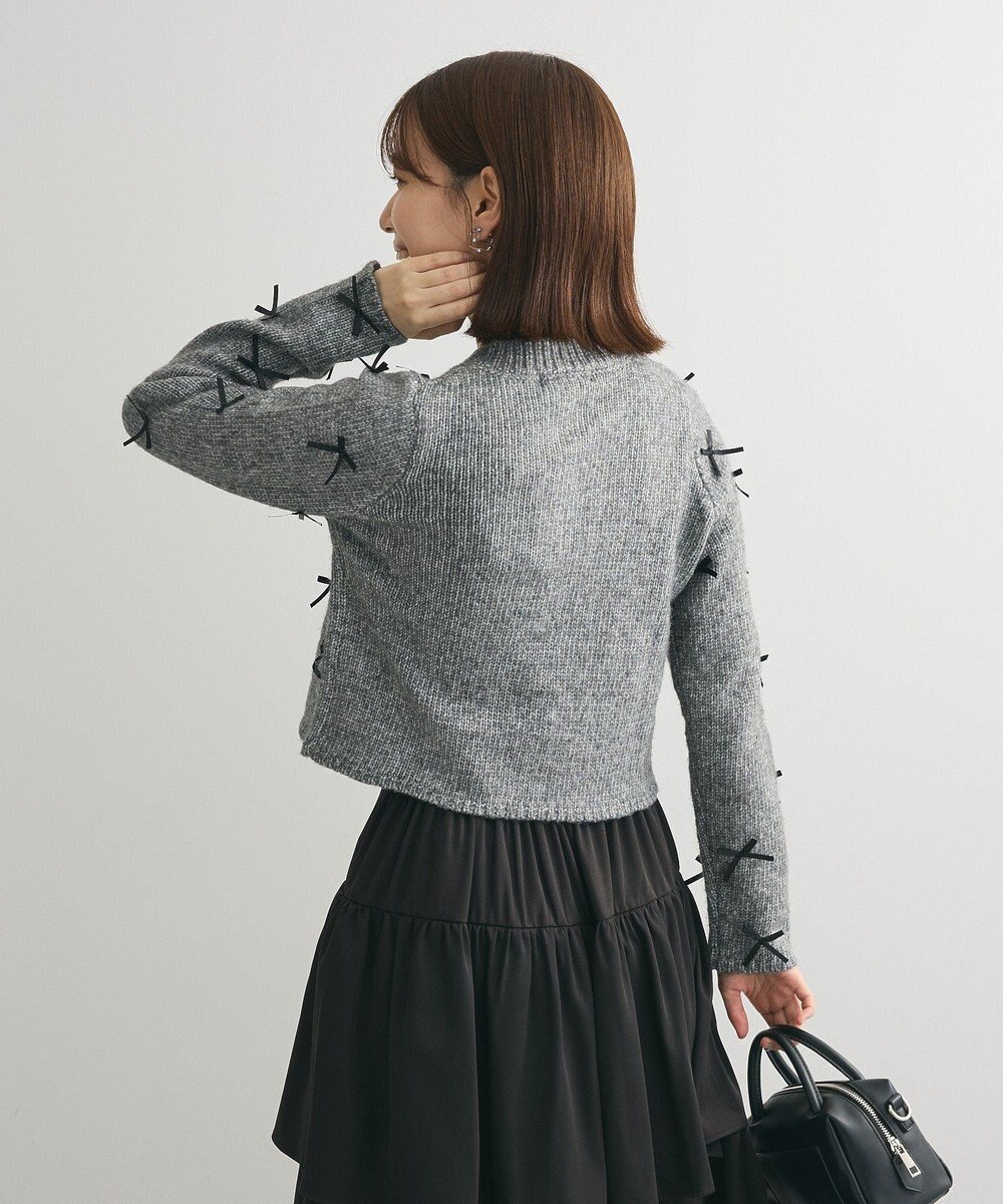 Green Parks ・ＡＮＤＳＥＡＲＣＨ　メニーリボンニットカーディガン 