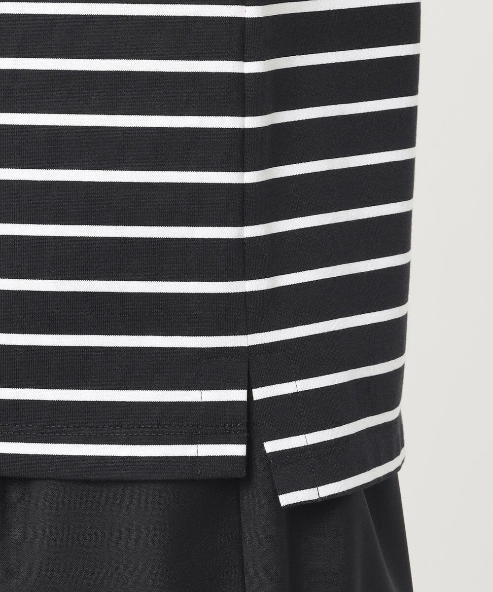23区 L 【R(アール)】ビジュ― ストライプ ジャージー 