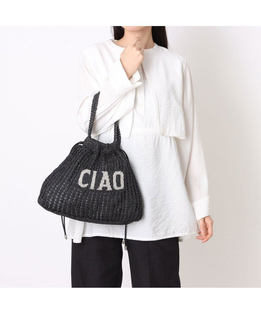 UNBILLION カシュカシュ cachecache / メッセージラメニット2wayバッグ 