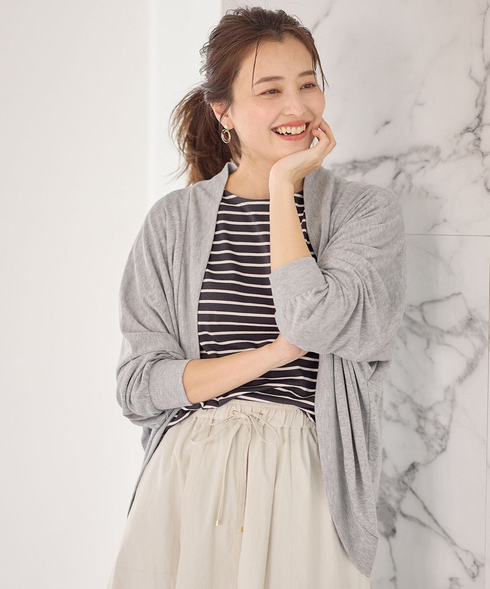 ANY 【洗濯機可/UVケア】ドルマンスリーブカーディガン 