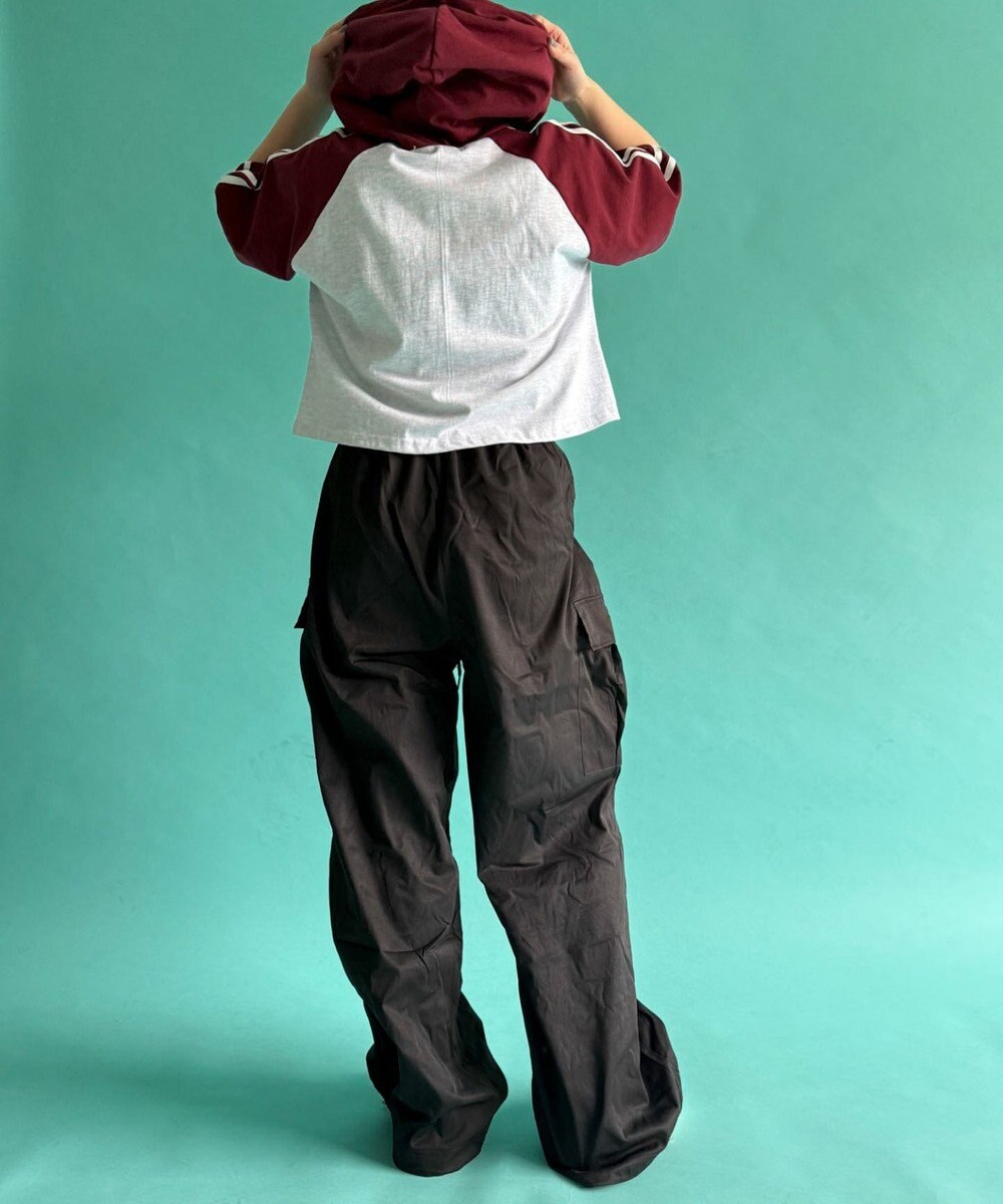 WEGO 【ウエストゴム】イージーカーゴパンツ 