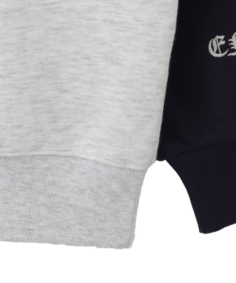 WEGO 【裏起毛】迷彩ワッペンラグランスウェット 