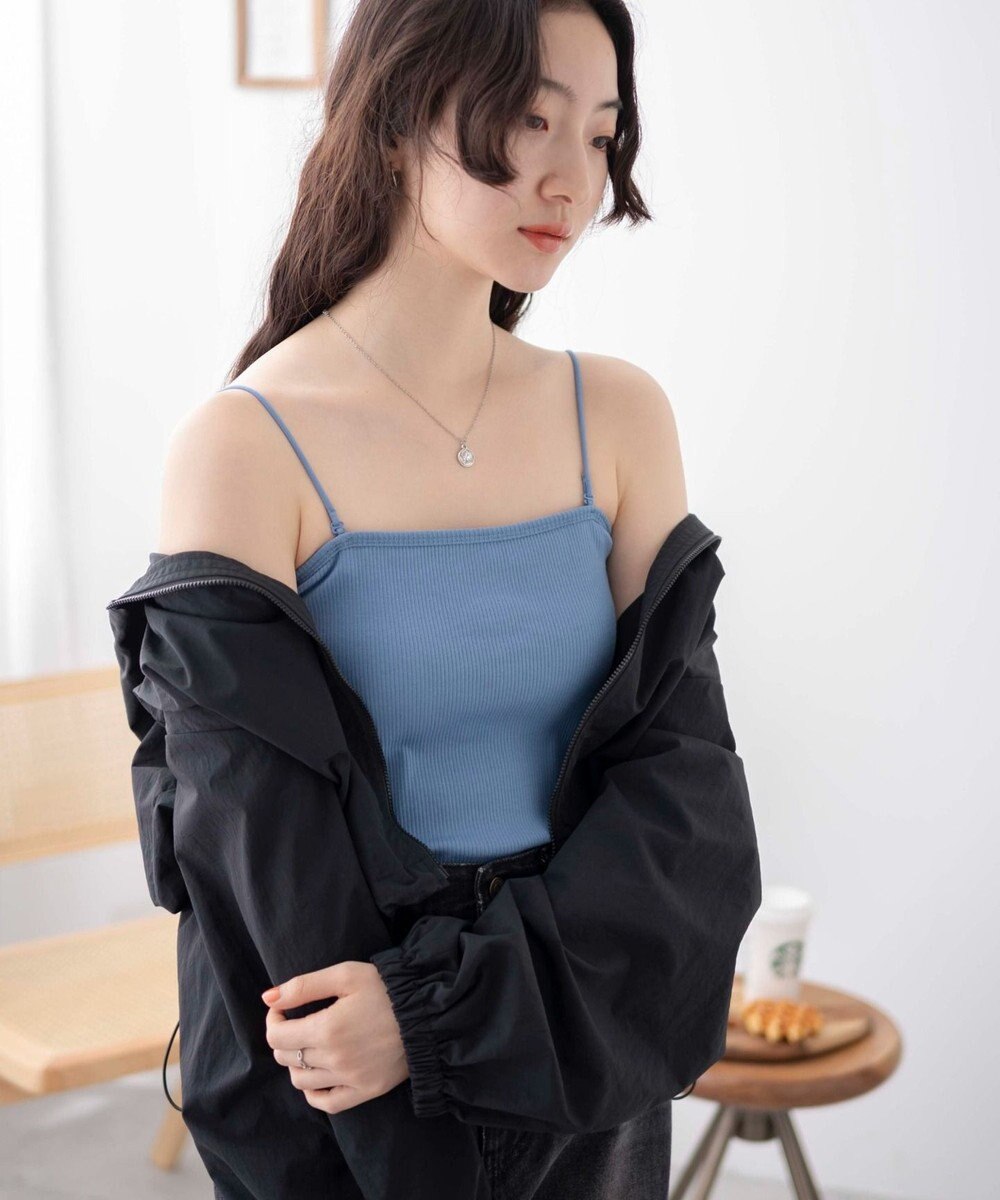 WEGO 【カップ付き】なちゅ盛れカップインショートキャミ 