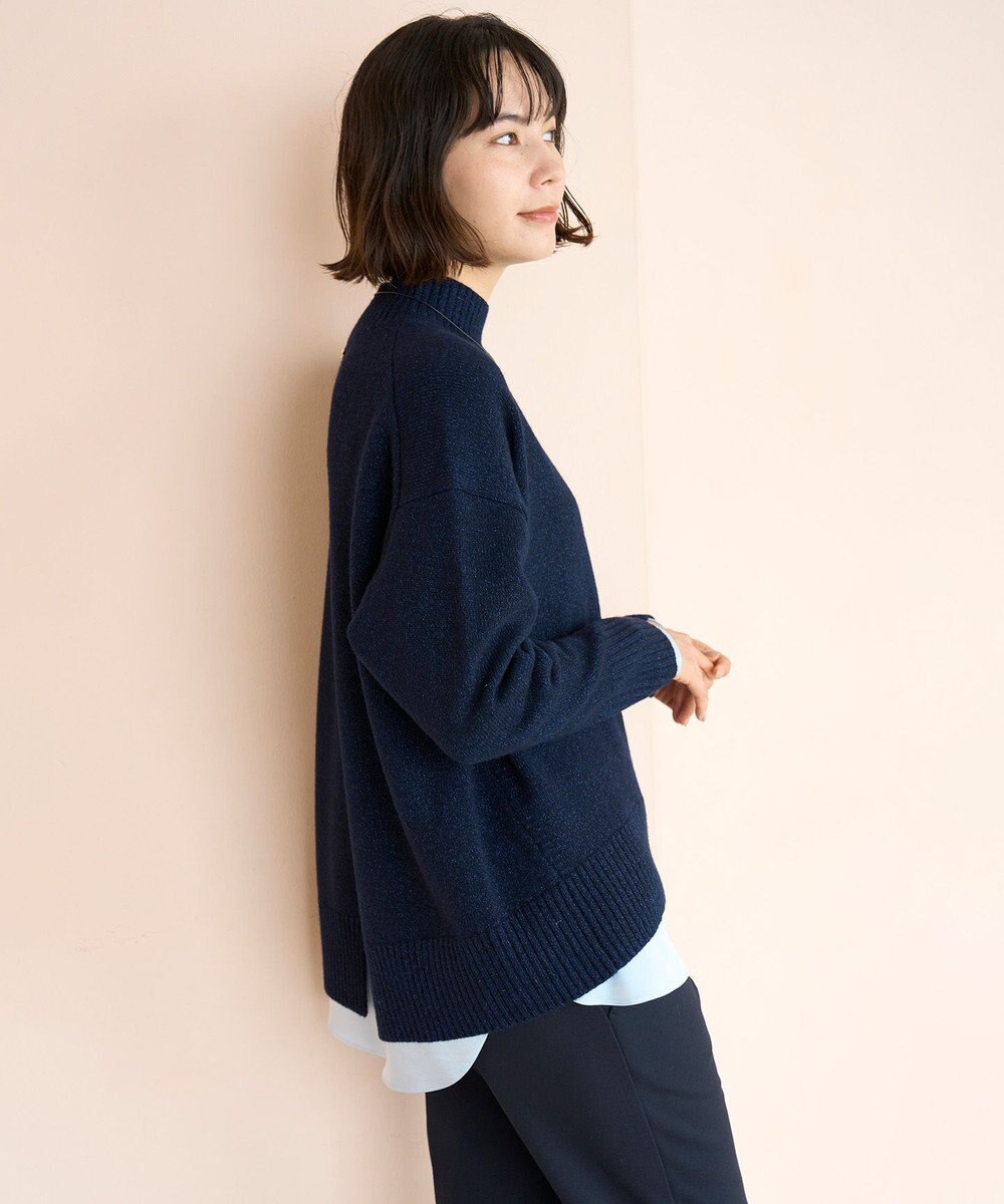 UNFILO カシミヤブレンド ハイネックニット 