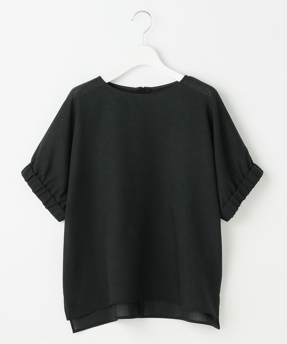 自由区 L 【人気素材・新色追加】ラスティックメッシュドルマンスリーブ Tブラウス 