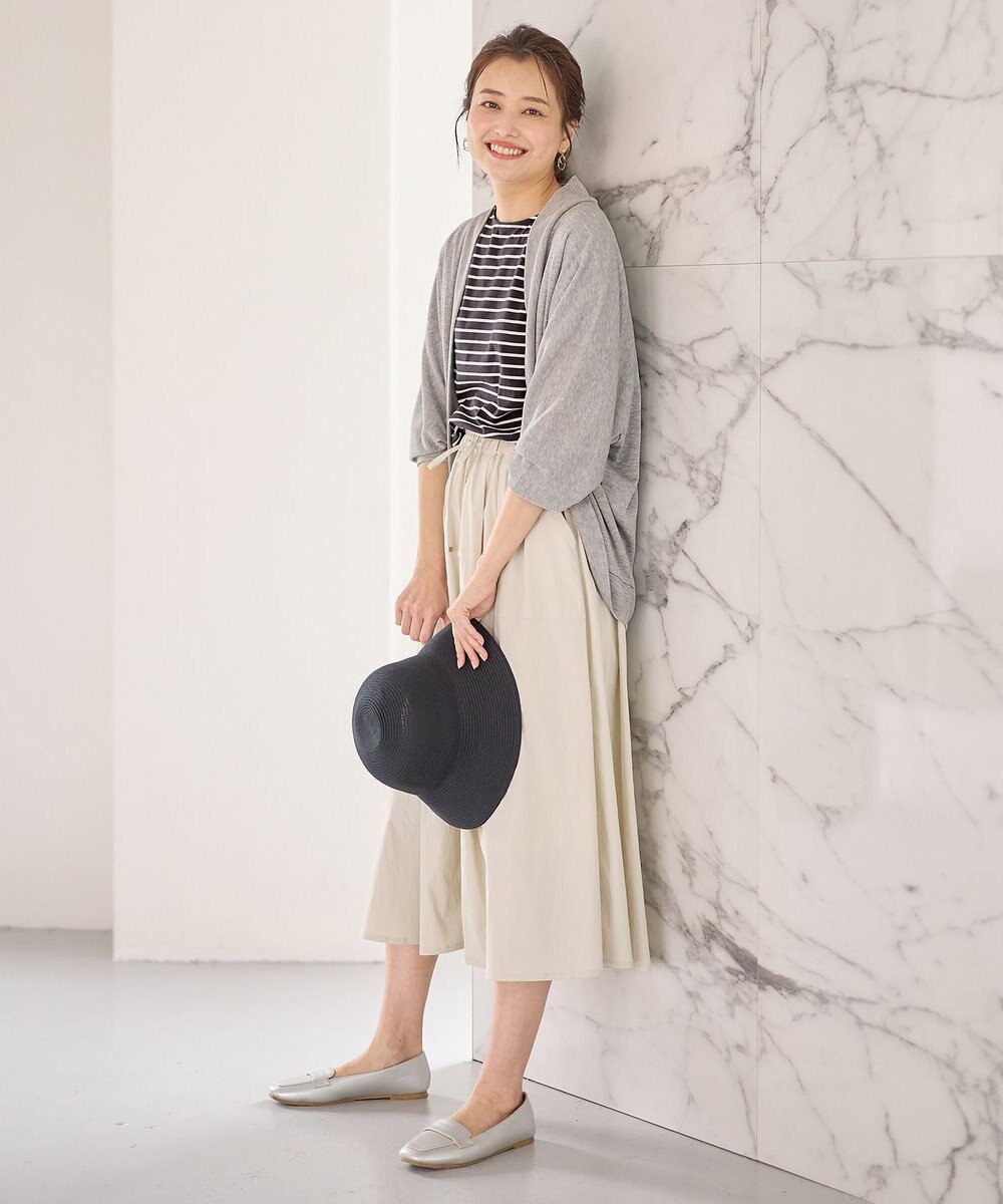 ANY 【洗濯機可/UVケア】ドルマンスリーブカーディガン 