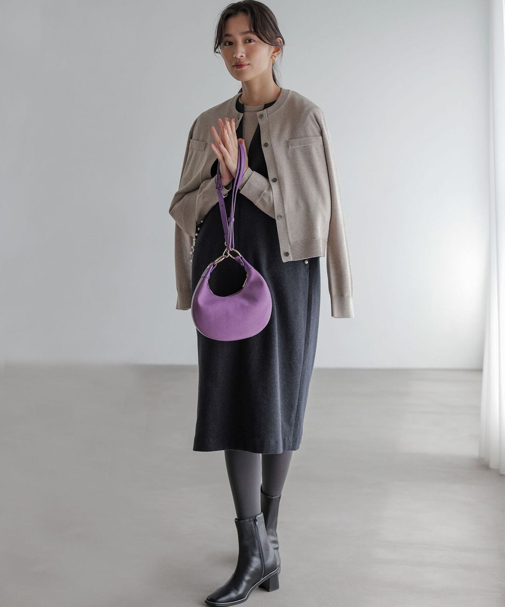 組曲 L 【ご好評につき追加販売 / WEB限定】ミドルジャージー ジャンパースカート 