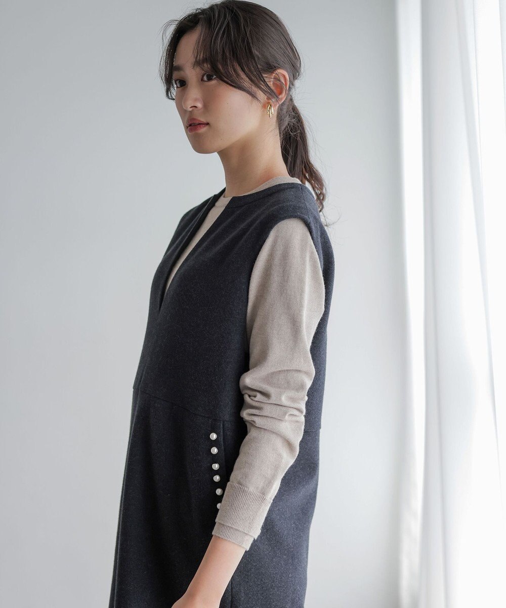 組曲 L 【ご好評につき追加販売 / WEB限定】ミドルジャージー ジャンパースカート 