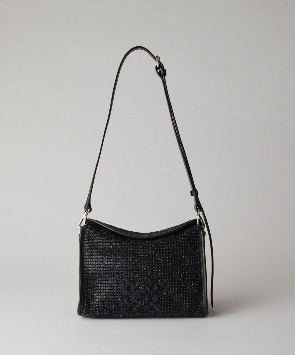 russet ナイロンラフィアショルダーバッグ(CE-1713) 