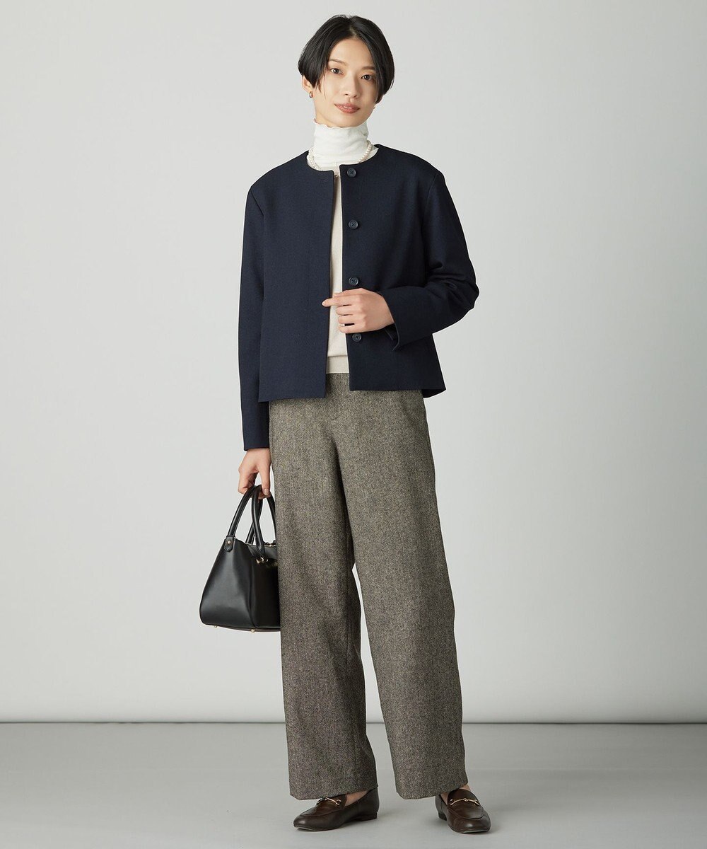 J.PRESS LADIES Cotton Wool ボートネック ニット 