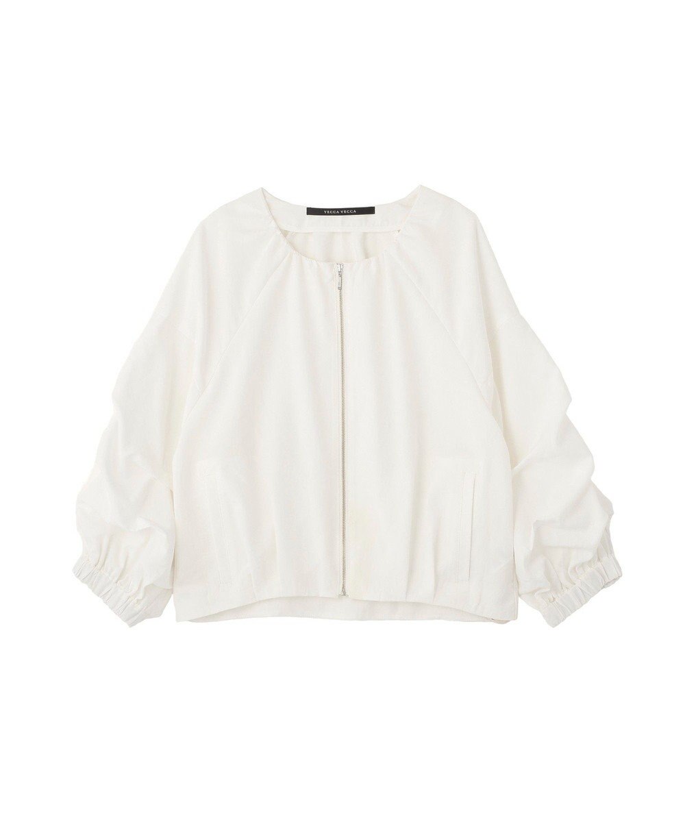 YECCA VECCA ホイップスリーブZIPジャケット 