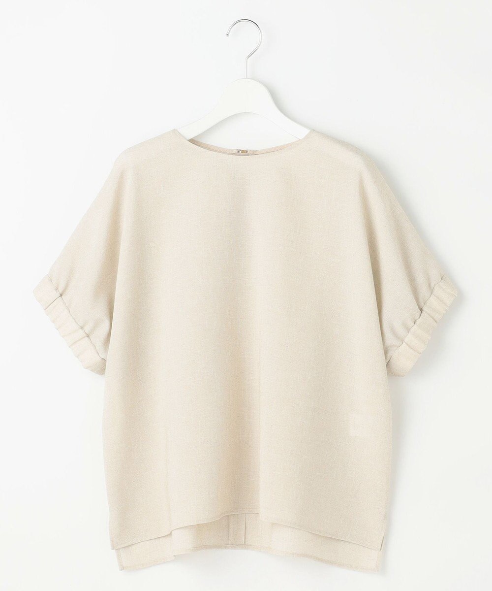 自由区 L 【人気素材・新色追加】ラスティックメッシュドルマンスリーブ Tブラウス 