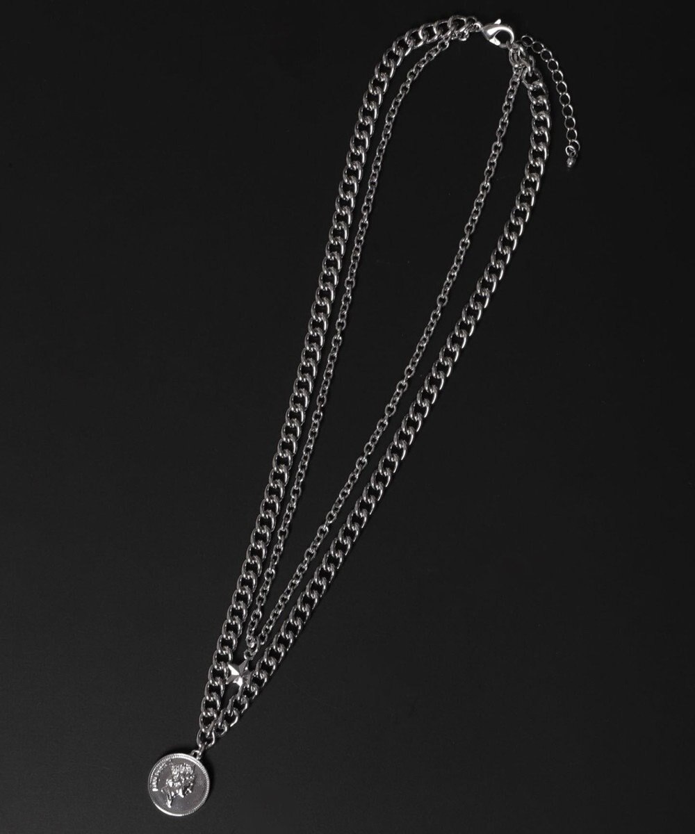 WEGO Mモチーフレイヤードネックレス 