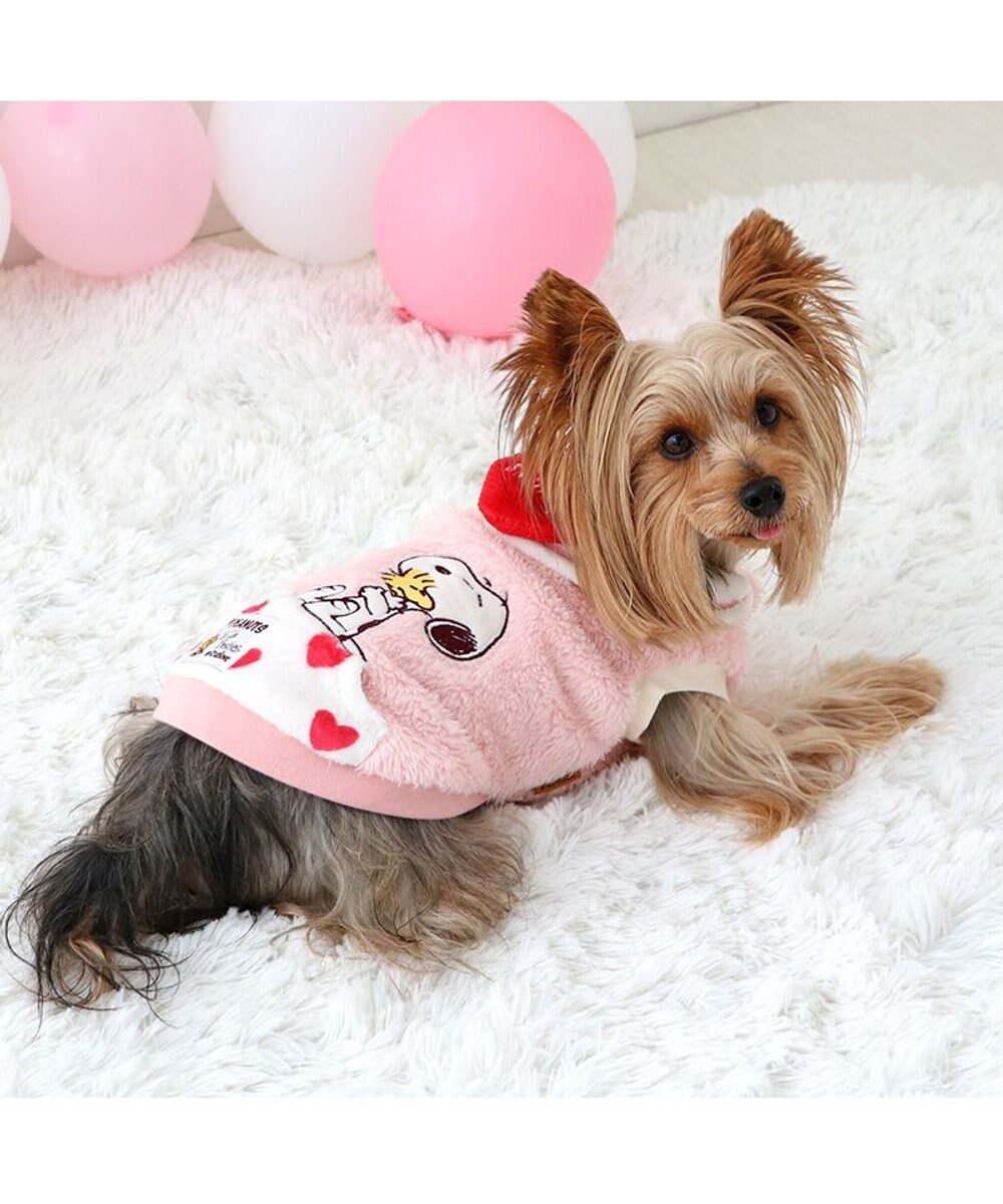 PET PARADISE スヌーピー ポケット付きベスト 《ハート柄》 小型犬 