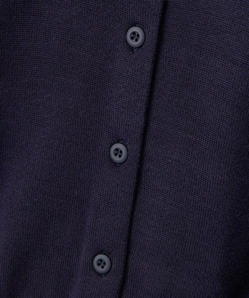 MIKI HOUSE HOT BISCUITS 【100-130cm】綿ニットクルーネックカーディガン(女の子用) 