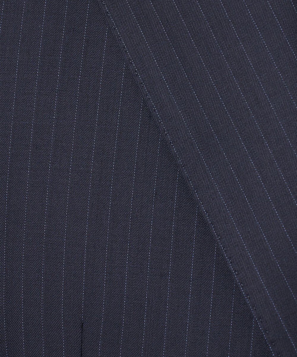 GOTAIRIKU 横に伸びる【TasmaniaWool/タマニアウール】ストレッチ スーツ（ネイビーストライプ） 