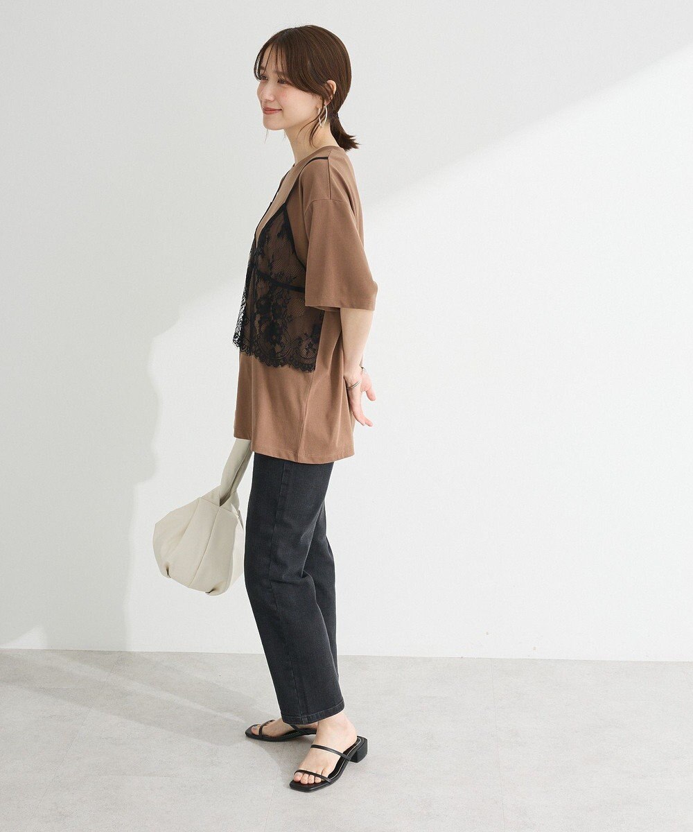 Green Parks レースビスチェドッキングチュニック 