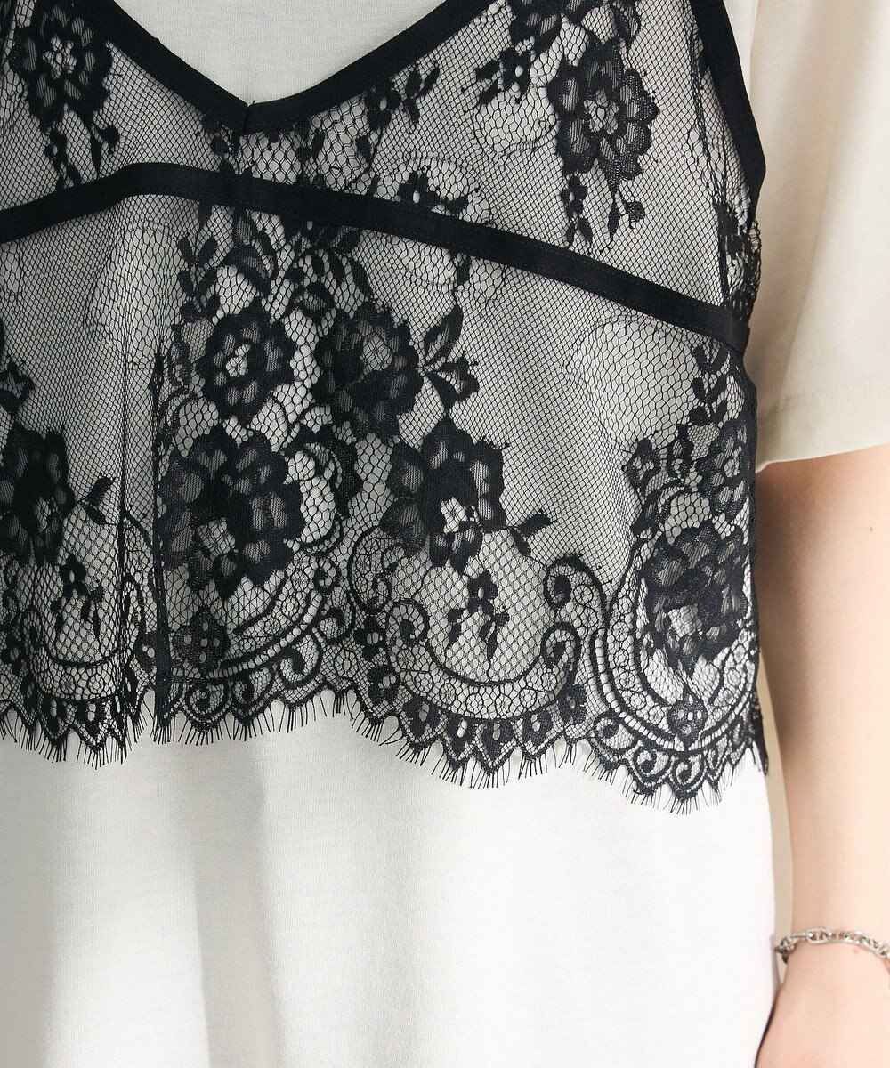 Green Parks レースビスチェドッキングチュニック 