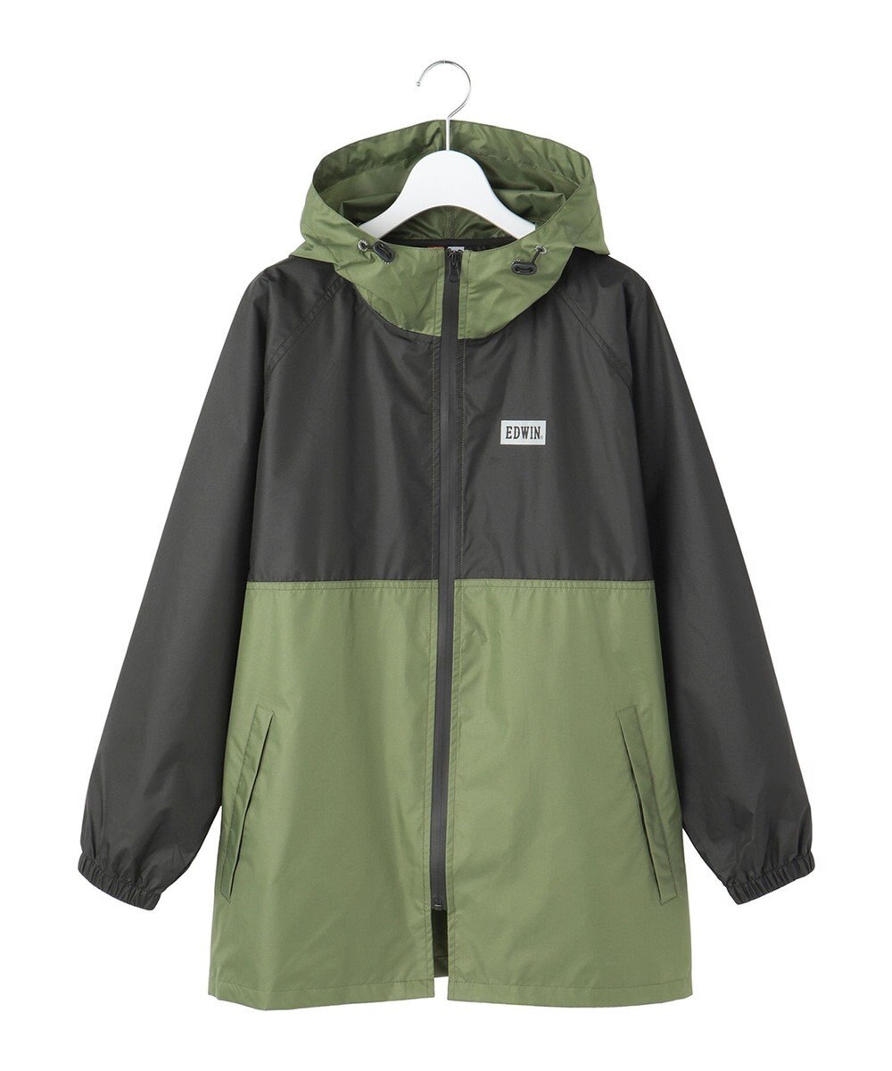 MOONBAT EDWIN(エドウィン) バイカラー  レインパーカー 