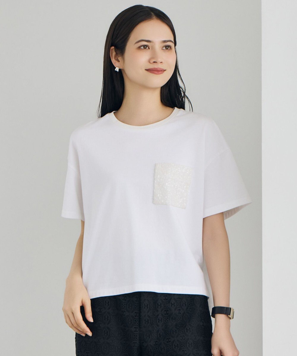 自由区 S スパングルポケットＴシャツ 