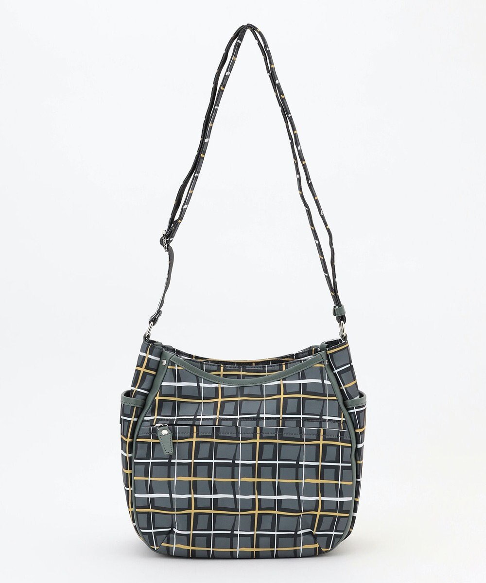 Y'SACCS ドローイングチェックショルダーバッグ 