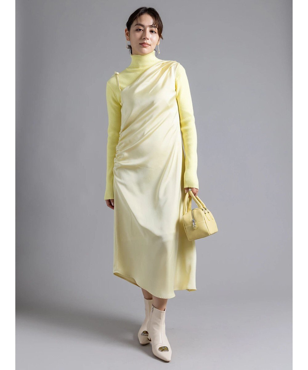 Te chichi 【Atelier Bonheur】ビジュー釦リブタートルプルオーバー《2025winter catalog item》 